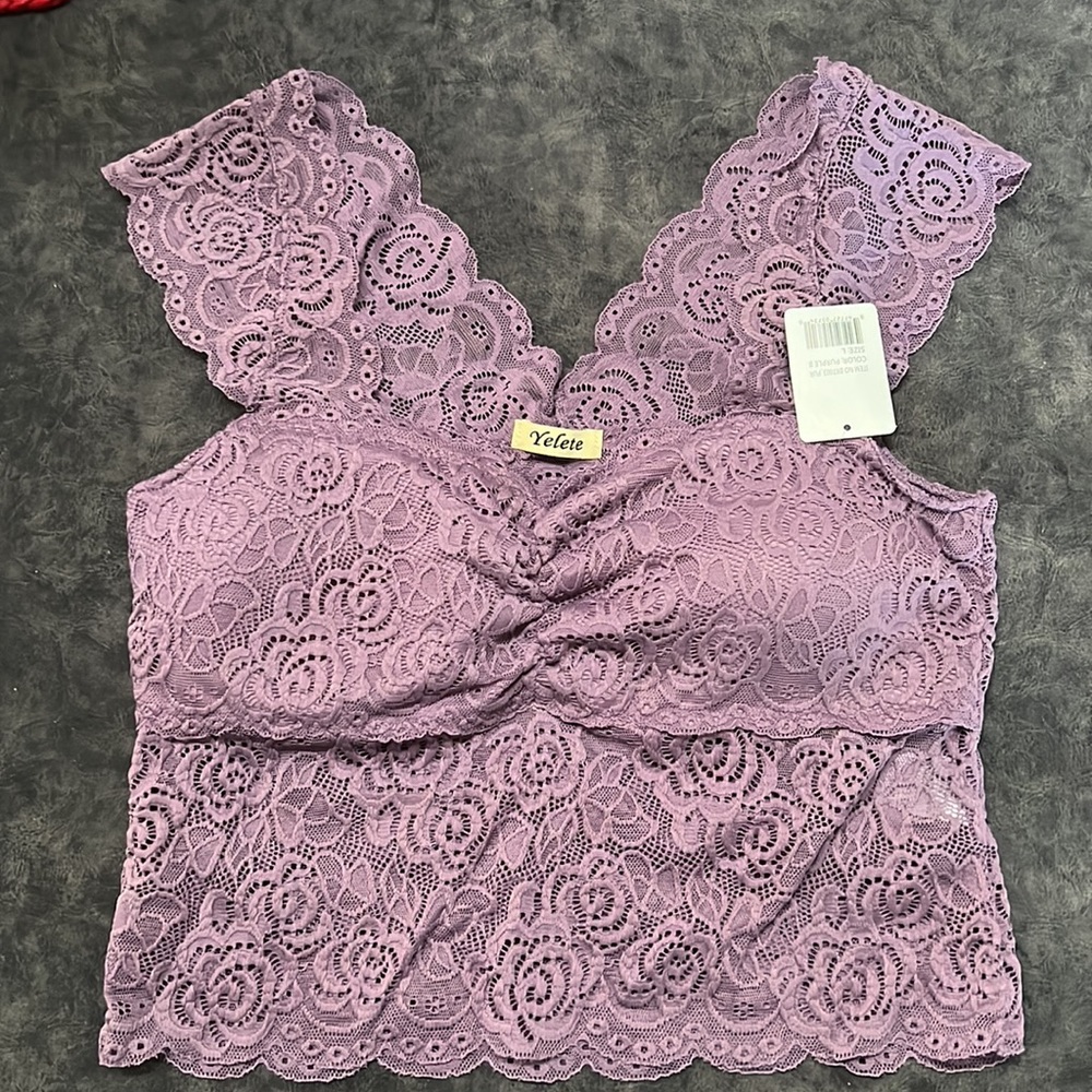 Crop Top Bralette with removable padding